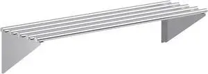 Premium Stainless Steel Tubular Wall Shelf 14" D x 48" L | NSF Certified | Equipment & Appliance Wall Shelf for Kitchen, Restaurant, Utility Room Premium Stainless Steel Tubular Wall Shelf 14" D x 48" L | NSF Certified | Equipment & Appliance Wall Shelf for Kitchen, Restaurant, Utility Room