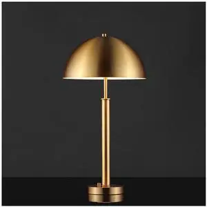 Couture Lighting Collection Harvey Modern Metal Dome Gold 26-inch Bedroom Living Room Home Office Desk Nightstand Table Lamp (LED Bulb Included) Couture Lighting Collection Harvey Modern Metal Dome Gold 26-inch Bedroom Living Room Home Office Desk Nightstand Table Lamp (LED Bulb Included)