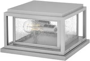 Republic Small Pier Mount Lantern, Low Voltage Satin Nickel Republic Small Pier Mount Lantern, Low Voltage Satin Nickel