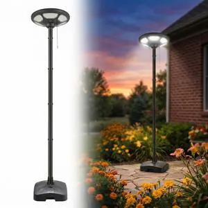 Solar Lamp Post Outdoor, 246 High-Power Lens LED, 360° Uniform Lighting, Height Adjustable, IP65 Waterproof, Tool-Free Installation for Yard Garden Patio Pathway Solar Lamp Post Outdoor, 246 High-Power Lens LED, 360° Uniform Lighting, Height Adjustable, IP65 Waterproof, Tool-Free Installation for Yard Garden Patio Pathway