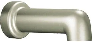 Gibson Brushed Nickel Nondiverter 6.5 Inch Modern Tub Spout, 3892BN Gibson Brushed Nickel Nondiverter 6.5 Inch Modern Tub Spout, 3892BN