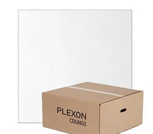 32 Pack of 12" x 12" Ceiling Tiles, Smooth Finish, White - Compatible with Armstrong Ceiling Tiles 12x12 32 Pack of 12" x 12" Ceiling Tiles, Smooth Finish, White - Compatible with Armstrong Ceiling Tiles 12x12
