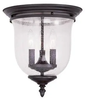 Lighting 5024-07 Legacy 3-Light Ceiling Mount, Bronze Lighting 5024-07 Legacy 3-Light Ceiling Mount, Bronze
