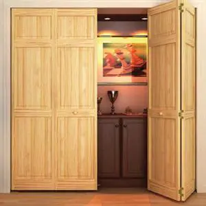 Closet Door, Bi-fold, 6-Panel Style Solid Wood (80x34) Closet Door, Bi-fold, 6-Panel Style Solid Wood (80x34)