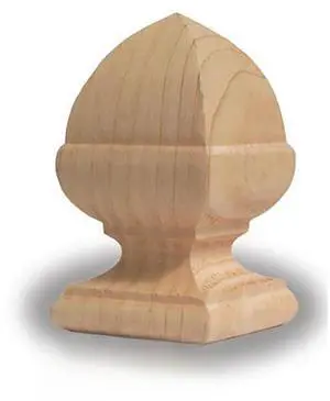 French Acorn Finial 4" - Box of 12 (12) French Acorn Finial 4" - Box of 12 (12)