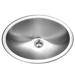 Opus Stainless Steel Bathroom Sink: 18 Inch Undermount Oval Bowl without Overflow, Optional Grid Drain, Durable & Versatile, Essential for Home & Apartment: CH-1800-1 Opus Stainless Steel Bathroom Sink: 18 Inch Undermount Oval Bowl without Overflow, Optional Grid Drain, Durable & Versatile, Essential for Home & Apartment: CH-1800-1