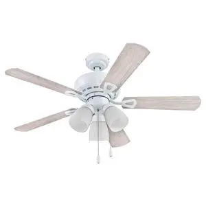 51444 Miller Park Ceiling Fan, 44, White 51444 Miller Park Ceiling Fan, 44, White
