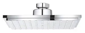 27705000 Euphoria Cube Rain Shower Head, 2.5 GPM, Starlight Chrome 27705000 Euphoria Cube Rain Shower Head, 2.5 GPM, Starlight Chrome
