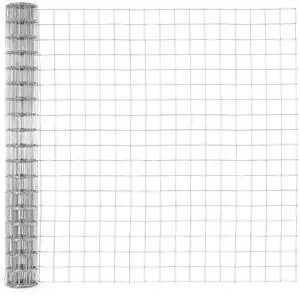 12.5 Gauge Galvanized Welded Fence Wire Roll, with 4 x 4 Square Mesh Opening, Wire Mesh Fencing Roll for Vegetables Garden Netting Chicken Coop Animal Enclosure (48 in. x 100ft.) 12.5 Gauge Galvanized Welded Fence Wire Roll, with 4 x 4 Square Mesh Opening, Wire Mesh Fencing Roll for Vegetables Garden Netting Chicken Coop Animal Enclosure (48 in. x 100ft.)