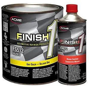 Sherwin-Williams Finish 1 4.1 VOC Gray Enamel Sealer Undercoat Medium Gallon Kit Sherwin-Williams Finish 1 4.1 VOC Gray Enamel Sealer Undercoat Medium Gallon Kit