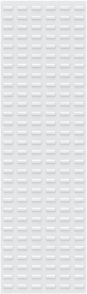 30118 Louvered Steel Wall Mount Panel Garage Organizer for Hanging AkroBin Storage Bins, 18-Inch W x 61-Inch H, White, Single 30118 Louvered Steel Wall Mount Panel Garage Organizer for Hanging AkroBin Storage Bins, 18-Inch W x 61-Inch H, White, Single
