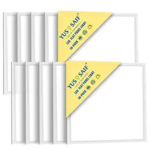10 Pack 2x2 LED Flat Panel Light, 45W 5800 LM Drop Ceiling Light Fixture, 5000K Commercial Lights,0-10V Dimmable, 2x2 Recessed Edge-Lit Troffer Fixture, 2x2ft LED Troffer Lights for Office,ETL Listed 10 Pack 2x2 LED Flat Panel Light, 45W 5800 LM Drop Ceiling Light Fixture, 5000K Commercial Lights,0-10V Dimmable, 2x2 Recessed Edge-Lit Troffer Fixture, 2x2ft LED Troffer Lights for Office,ETL Listed