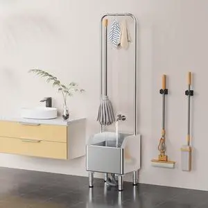 Stainless Steel Mop Sink, Commercial Floor Sink, Utility Mop Basin, Floor Standing Stainless Sinks for Laundry, Kitchen, Garage, and Restaurant (Upgraded) Stainless Steel Mop Sink, Commercial Floor Sink, Utility Mop Basin, Floor Standing Stainless Sinks for Laundry, Kitchen, Garage, and Restaurant (Upgraded)