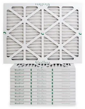 16 3/8 x 21 1/2 x 1 Air Filters, MERV 10 Pleated, 12-Pack, | Compatible with Carrier, Bryant & Payne air handlers; MERV 10 pleated media traps pollen, dust & fine particulates 16 3/8 x 21 1/2 x 1 Air Filters, MERV 10 Pleated, 12-Pack, | Compatible with Carrier, Bryant & Payne air handlers; MERV 10 pleated media traps pollen, dust & fine particulates