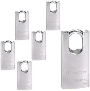 Six (6) High Security Pro Series Padlocks w/ 12 Keys, 7045NKA-6 w/BumpStop Technology Six (6) High Security Pro Series Padlocks w/ 12 Keys, 7045NKA-6 w/BumpStop Technology