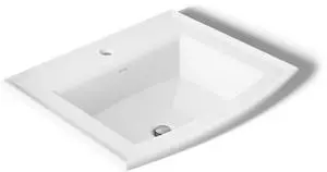 2356-1-0 Archer® 22-3/4" rectangular drop-in bathroom sink, White 2356-1-0 Archer® 22-3/4" rectangular drop-in bathroom sink, White