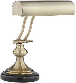 12" Small Banker's Desk Lamp Gold Antique Brass Marble Piano Adjustable Arm | Traditional Metal Living Room Bedroom House Bedside Nightstand Home Office Reading Family 12" Small Banker's Desk Lamp Gold Antique Brass Marble Piano Adjustable Arm | Traditional Metal Living Room Bedroom House Bedside Nightstand Home Office Reading Family