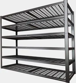 64" Wide 6-Tier Garage Shelving Unit, 64" W x 24" D x 84" H, Heavy Duty Garage Storage Shelves,3900 LBS Capacity, Industrial Adjustable Shelves for Basement Warehouse 64" Wide 6-Tier Garage Shelving Unit, 64" W x 24" D x 84" H, Heavy Duty Garage Storage Shelves,3900 LBS Capacity, Industrial Adjustable Shelves for Basement Warehouse