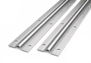 KC Hardware Stainless Steel Sliding Glass Door Screw Down Track, Inverted V Bottom Track for Sliding Screen Doors- Satin Anodized -2 x 72 Length KC Hardware Stainless Steel Sliding Glass Door Screw Down Track, Inverted V Bottom Track for Sliding Screen Doors- Satin Anodized -2 x 72 Length