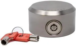 Equipment Lock Puck Lock - Stainless Steel, Multi-Use Uncuttable Lock - Ideal for Gates, Sheds, Roll-Up Doors or Trailers - Padlock Replacement (Keyed Alike) Equipment Lock Puck Lock - Stainless Steel, Multi-Use Uncuttable Lock - Ideal for Gates, Sheds, Roll-Up Doors or Trailers - Padlock Replacement (Keyed Alike)