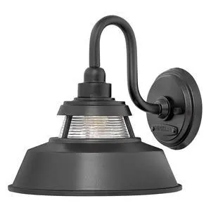 Troyer 1194BK Small Outdoor Wall Mount Lantern Light, Gooseneck Arm, Farmhouse Shade with Ribbed Glass Accent, Black | Clear Ribbed Glass, Aluminum, Needs Med. LED Bulb, Outdoor Finish, Gooseneck Arm, Troyer 1194BK Small Outdoor Wall Mount Lantern Light, Gooseneck Arm, Farmhouse Shade with Ribbed Glass Accent, Black | Clear Ribbed Glass, Aluminum, Needs Med. LED Bulb, Outdoor Finish, Gooseneck Arm,