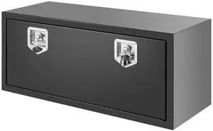 Steel Underbody Truck Tool Box,36 Inch Heavy-Duty Job Box,Heavy Duty Storage Box with Lock and Keys,for Truck,Pickup,Trailers,Van,RV,Black Power coating,Best gift for family and friend Steel Underbody Truck Tool Box,36 Inch Heavy-Duty Job Box,Heavy Duty Storage Box with Lock and Keys,for Truck,Pickup,Trailers,Van,RV,Black Power coating,Best gift for family and friend