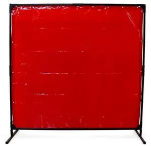 Welding Screen and Frame Combo Kit -Includes Welding Curtain, Fame, Brackets, and Lacing Ties (Multiple Sizes and Colors), 6' x 8' Welding Screen and Frame Combo Kit -Includes Welding Curtain, Fame, Brackets, and Lacing Ties (Multiple Sizes and Colors), 6' x 8'