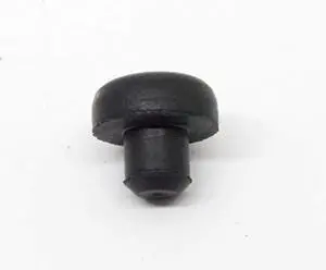 Fits 1/4" Hole - 1/2" Diameter - 1/4" Stem Height - 7/32" Bumper Height - Rounded Push-in Rubber Bumper (500) Fits 1/4" Hole - 1/2" Diameter - 1/4" Stem Height - 7/32" Bumper Height - Rounded Push-in Rubber Bumper (500)