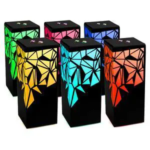 Telepathy Lamp, Friendship Lights, Set of 6 | Long Distance Touch Lamps, Raining Diamonds Design, Apple Watch Connectivity, Simple App Based Set-up Telepathy Lamp, Friendship Lights, Set of 6 | Long Distance Touch Lamps, Raining Diamonds Design, Apple Watch Connectivity, Simple App Based Set-up