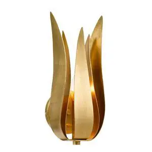 Broche 1 Light Antique Gold Bathroom Vanity Broche 1 Light Antique Gold Bathroom Vanity