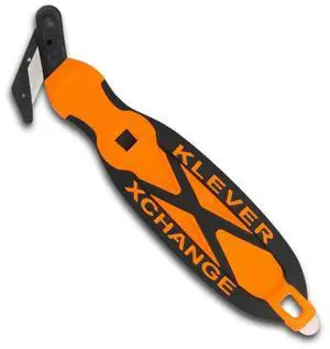 XChange Box Cutter, Kutter Package Opener Wide Cut Head, Ergonomic Soft Touch Handle Utility Knife, Cuts Thicker Substrates, Boxes, Film, Tape and More, Orange, 10 Pack (KCJ-XC-30G) XChange Box Cutter, Kutter Package Opener Wide Cut Head, Ergonomic Soft Touch Handle Utility Knife, Cuts Thicker Substrates, Boxes, Film, Tape and More, Orange, 10 Pack (KCJ-XC-30G)