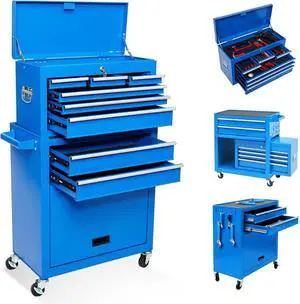 8-Drawer High Capacity Rolling Tool Box with Wheels,Rolling Tool Chest with Drawer,Tool Box on 4 Wheels with Lock, Tool Storage Cabinet Removable Portable Box for Garage Warehouse 8-Drawer High Capacity Rolling Tool Box with Wheels,Rolling Tool Chest with Drawer,Tool Box on 4 Wheels with Lock, Tool Storage Cabinet Removable Portable Box for Garage Warehouse