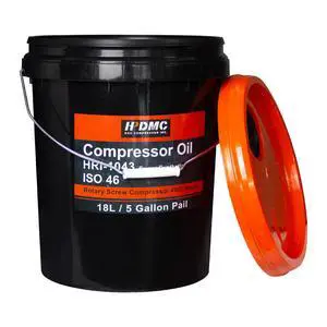 ISO 46 Grade Synthetic Based Compressor Lubricant Standard 5 Gallon | 4000 Hour Rotary Screw Air Compressor Lubricating Oil Pail Extended Life Oils ISO 46 Grade Synthetic Based Compressor Lubricant Standard 5 Gallon | 4000 Hour Rotary Screw Air Compressor Lubricating Oil Pail Extended Life Oils