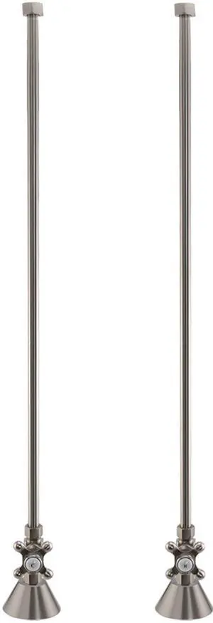 139882 Deck Mount Tub Supply Lines with Cross Handle Stops - for Copper Pipe 139882 Deck Mount Tub Supply Lines with Cross Handle Stops - for Copper Pipe
