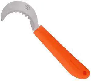 K101M Mini Harvest Utility Hook Knife, Grape and Melon, 2.5 Inch Stainless Steel Blade, Orange - 12 Pack K101M Mini Harvest Utility Hook Knife, Grape and Melon, 2.5 Inch Stainless Steel Blade, Orange - 12 Pack