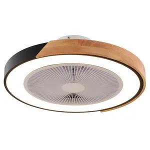 Everette 20 in. Matte Black Indoor Low Profile Flush Mount Contemporary Ceiling Fan with Clear Blades, Dimmable Integrated LED Light Kit and Remote Control, 6 Speed, Energy Efficient DC Motor Everette 20 in. Matte Black Indoor Low Profile Flush Mount Contemporary Ceiling Fan with Clear Blades, Dimmable Integrated LED Light Kit and Remote Control, 6 Speed, Energy Efficient DC Motor