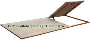 MFS Steel Framed Wood Deck 67" x 29" AKA Baker, Utility, Perry (w/Hatch) MFS Steel Framed Wood Deck 67" x 29" AKA Baker, Utility, Perry (w/Hatch)