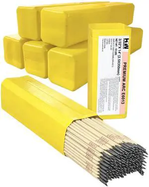 E6013 3/32" 1/8" 5/32" Premium Arc Welding Rods Carbon Steel Electrode 60 lb (10 lb x 6-pk) (3/32"-60lbs) E6013 3/32" 1/8" 5/32" Premium Arc Welding Rods Carbon Steel Electrode 60 lb (10 lb x 6-pk) (3/32"-60lbs)