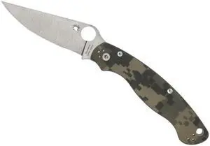 Military 2 Folding Pocket Knife, PlainEdge | 9.51" Overall Length, 4" CPM S30V Steel Blade, Digital Camo G-10 Handle, Compression Lock, Full-Flat Grind Military 2 Folding Pocket Knife, PlainEdge | 9.51" Overall Length, 4" CPM S30V Steel Blade, Digital Camo G-10 Handle, Compression Lock, Full-Flat Grind