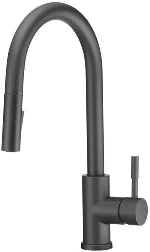 DF-MK530SLK-MB RV Pull-Down Kitchen Faucet (Matte Black) | Single handle pull-down kitchen faucet for RV and camper galleys. Matte Black finish. Easy DIY install DF-MK530SLK-MB RV Pull-Down Kitchen Faucet (Matte Black) | Single handle pull-down kitchen faucet for RV and camper galleys. Matte Black finish. Easy DIY install