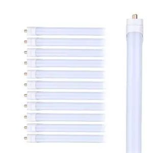 8FT LED Bulbs, FA8 Single Pin LED Shop Light, 45 Watts, 5000K Daylight, Ballast Bypass, 5400LM, Frosted/Milky Cover, Replace Old Fluorescent Light Tube -12 Pack,Ship from USA 8FT LED Bulbs, FA8 Single Pin LED Shop Light, 45 Watts, 5000K Daylight, Ballast Bypass, 5400LM, Frosted/Milky Cover, Replace Old Fluorescent Light Tube -12 Pack,Ship from USA