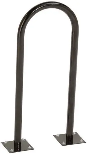 U-Rack Bike Rack, Flange Mount, 2-Bike Capacity, Black | Steel Construction, Powder Coat Finish, Commercial Bike Rack for Stores, Parks and Schools U-Rack Bike Rack, Flange Mount, 2-Bike Capacity, Black | Steel Construction, Powder Coat Finish, Commercial Bike Rack for Stores, Parks and Schools