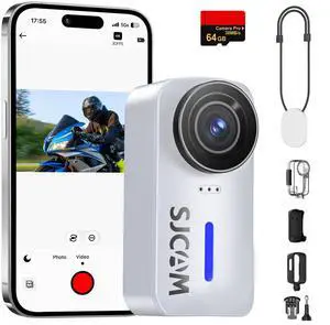 C110+ 4K Mini Body Camera with 6-Axis Gyro Stabilizer,170° Wide Angle Magnetic POV Wearable Action Cam, 30M Waterproof, 64GB Card, Hands-Free Recording for Helmet, Motorcycle & Vlogging C110+ 4K Mini Body Camera with 6-Axis Gyro Stabilizer,170° Wide Angle Magnetic POV Wearable Action Cam, 30M Waterproof, 64GB Card, Hands-Free Recording for Helmet, Motorcycle & Vlogging