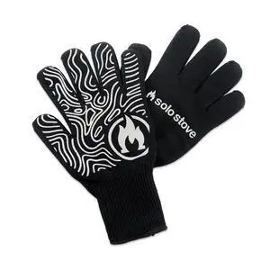 High Heat Gloves, Grill/BBQ Gloves, Oven Mitts, Heat-Resistant up to 450°F, Non-Slip, Black, One Size High Heat Gloves, Grill/BBQ Gloves, Oven Mitts, Heat-Resistant up to 450°F, Non-Slip, Black, One Size