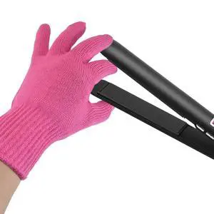 1 Pc Professional Heat Resistant Gloves for Hair Styling, Heat Proof Gloves, Heat Protection Gloves for Curling Wand (Pink) (1, M) 1 Pc Professional Heat Resistant Gloves for Hair Styling, Heat Proof Gloves, Heat Protection Gloves for Curling Wand (Pink) (1, M)