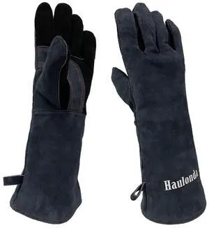 Welding Gloves 16"- 932°F Heat Resistant Leather,Fire&Cut Protection,for Forge/Tig/Mig/Fireplace Grill/BBQ/Stove Oven/Baking/Pruning flowers Gardening/Campfire Welding Gloves 16"- 932°F Heat Resistant Leather,Fire&Cut Protection,for Forge/Tig/Mig/Fireplace Grill/BBQ/Stove Oven/Baking/Pruning flowers Gardening/Campfire