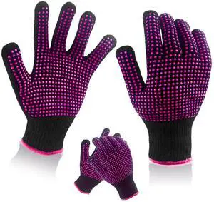 4 Pieces Heat Resistant Gloves with Silicone Bumps for Hair Styling Heat Blocking Gloves for Curling,Flat Iron and Hair Styling Toolsfor Hair Styling Sublimation 4 Pieces Heat Resistant Gloves with Silicone Bumps for Hair Styling Heat Blocking Gloves for Curling,Flat Iron and Hair Styling Toolsfor Hair Styling Sublimation