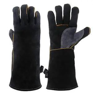 Extreme Heat & Fire Resistant Gloves Leather with Kevlar Stitching,Mitts Perfect for Fireplace, Stove, Oven, Grill, Welding, BBQ, Mig, Pot Holder, Animal Handling Extreme Heat & Fire Resistant Gloves Leather with Kevlar Stitching,Mitts Perfect for Fireplace, Stove, Oven, Grill, Welding, BBQ, Mig, Pot Holder, Animal Handling