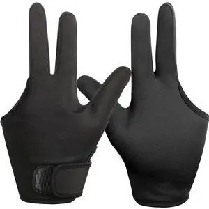 2 Pcs Heat Resistant Glove for Hair Styling 3 Finger Barber Gloves for Flat Iron Curling Wand Hair Dye(Black) 2 Pcs Heat Resistant Glove for Hair Styling 3 Finger Barber Gloves for Flat Iron Curling Wand Hair Dye(Black)