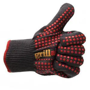 Barbecue Gloves, Top Cooking Gloves in Barbeque Grilling Accessories, 660°F Heat Resistant with ThermoMatrix Silicone, Protect Your Hands with BBQ Oven Mitts Barbecue Gloves, Top Cooking Gloves in Barbeque Grilling Accessories, 660°F Heat Resistant with ThermoMatrix Silicone, Protect Your Hands with BBQ Oven Mitts